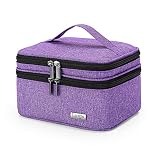 Luxja Caja para Aceite Esencial Organizador para Aceite Perfumado y Accesorios(30 Botellas) sin Accesorios