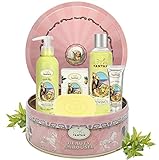 Un Air d’Antan Caja Belleza Provence Mujer, 1 Jabon 100g, 1 Gel Ducha 250ml,1 Crema Corporal 200ml,1 Crema de Manos 25ml |Perfume Verbena, Bergamota|Navidad Regalo Mujer Originales Cumpleaños