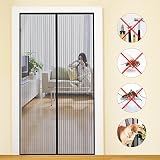 MYCARBON Mosquitera Puerta Magnetica Corredera Cortina Mosquitera Magnética para Puertas Cortina de Sala de Estar la Puerta del Balcón Puerta Corredera de Patio 120 * 220