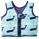 Splash About, Go Splash, Chaleco de natación para niños, Azul (Vintage Moby), 1 - 2 años