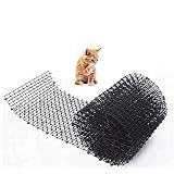 Esterilla para gato, valla de pared para interiores/exteriores, repelente de pinchos para perros y gatos, disuade a las mascotas y la vida silvestre de excavar, protege las plantas en jardines