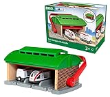 Brio 33474 Cochera para Trenes con Asa, BRIO Accesorios, Edad Recomendada 3+