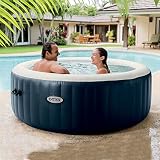 Intex Piscina SPA Hidromasaje Bubble Massage 196 x 71 cm 4 plazas de Exterior con Accesorios