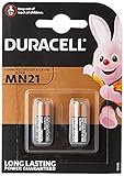 Duracell MN21 V23GA -Baterías DUMN21-2(Pack de 2, 12V, 50mAh)