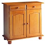 Dogar Altea Aparador 2 Puertas, Pino, Miel, 86x88x44 cm