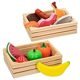 WOOMAX - Cajas con alimentos de madera woomax (46471)