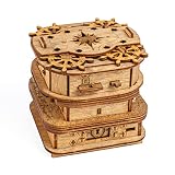 Cluebox, Un juego de escape en una caja, el cofre de Davy Jones, rompecabezas 3D de madera cada de regalo, caja de trucos