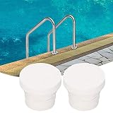 OUKENS Parachoques de Escalera, 2 Piezas de Tope de Goma para Escalera, Protector de Seguridad de Repuesto para Piscina, Suministros
