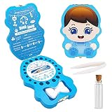 Caja dientes de leche para niños y niñas, Regalo para niños en madera de souvenir, Acumulación de dientes(Niño)