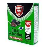 Raticida en pasta, control completo. Veneno para ratas y topillos. Indicado para interiores y exteriores