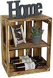sólido Zapato bücherregalkiste Caja de fruta CAJA DE VINO MEDIDAS aprox. 50 x 40 x 31cm xxxaus la Viejo landxxxweinkisten cajas de fruta Caja de Madera Caja decorativa Estantería
