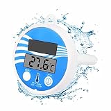 Termómetro solar flotante Joycabin para piscina, fácil de leer y resistente a los golpes, para todas las piscinas, spas, jacuzzis y estanques
