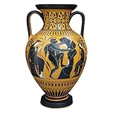 Anfora Mito de Sísifo Perséfón Hades Jarrón de cerámica griega antigua