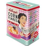 Nostalgic-Art Caja de Almacenamiento Retro L Kellogg's – Corn Flakes – Idea de Regalo para Cocina, Lata Grande de café, Diseño Vintage, 3 l