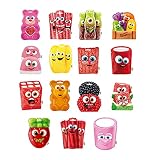 Gommy's Factory Surtido De Gominolas Bolsas - Chuches Dulces De Varios Sabores Golosinas De Distintos Tipos Moras, Ladrillos, Regaliz, Palotes, Ositos, Mini Lenguas, Mexcla De Frutas, 15 Unidades