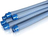 Zodiac W78055 - Juego de 6 Secciones de Mangueras Twist Lock, 6 x 1 m, para Limpiafondos de Piscina Hidráulicos, Color Azul