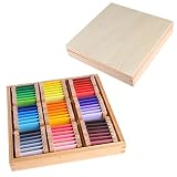 lunji Montessori material sensorial caja de color juegos Montessori Bebe, color variado, tamaño B