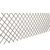 5 Piezas Enrejado de Madera Celosías Extensibles, Vallas Extensibles de Madera Enrejada Para Trepar Plantas