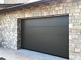 Puerta para garaje sección Persus (2250 x 2000 mm, gris oscuro 7016)