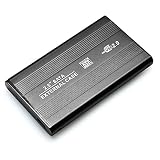 Carcasa Caja para Disco Duro Externo Hard Disk Sata 2.5' USB 2.0 Funda Cuero HDD