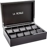 LA ROYALE Felice XL Relojes Box – Caja para 10 Relojes