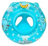 EOZY-Flotador de Natación para Niños Bebés de 6 a 36 Meses,Anillo de Natación,Nadar Anillo con Asiento de Seguridad Inflable de Piscina(Azul)