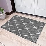 Nisear Felpudo Entrada Casa, 50 x 80cm Alfombra Interior Antideslizante Absorbente para Atrapar Suciedad de Entrada Pasillo Cocina Dormitorio