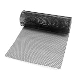 Rejilla de Rejilla de Coche, MoreChioce Rejilla Central Universal Malla Rejilla de Aleación de Aluminio Hoja Malla de Rejilla Capó Delantero Rejilla de Rejilla,10x20MM Rómbico-Negro