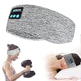ACCOF Auriculares para Dormir,Antifaz para Dormir Auriculares Bluetooth Diademas Deportivas con Ultrafinos HD Estéreo Altavoces Banda Lavable para Dormir de Lado,Deportes y Relajació