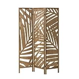 Biombo de Madera exótico marrón Plegable Tallado de 170x120 cm - LOLAhome