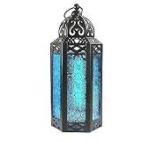 XUYH Mosaico De Vidrio Lámpara Impresionante Estilo Marroqui Oriental Lámpara Turca De Noche Vintage Lámpara De Mesita con Motivos Orientales ámpara De Mesa（Dos Paquetes）