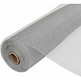 Genérico Tela Mosquitera de Fibra de Vidrio | Venta por Metro Lineal | Varios Anchos (Gris, 100)