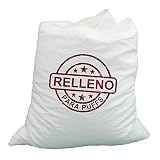 HAPPERS Relleno para Puff de Bolas de Poliestireno Ignífugas de Gran Densidad 125 litros