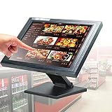 Pantalla Táctil de 15 pulgadas para minoristas Caja Registradora , pantalla LCD táctil para gastronomía y comercios