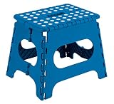 Arregui TB-027-A Taburete Plegable Multiuso, 27 cm de altura, azul