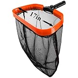 Aiglam Recogehojas Piscina, Red de Fondo Piscina de Malla Fina Pool Net Grande Robusto para Limpieza de Jacuzzis, Spas, Estanques y Fuentes