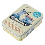 Buwei Mini Caja de Almacenamiento de Metal de hojalata, Soporte para joyería, Tarro, Pendientes, Pendientes, Auriculares