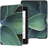 Estuche para el Nuevo Kindle Paperwhite Funda de Tela Resistente al Agua (décima generación, versión 2018), Estuche Abstracto para Tableta Agave Plant Dragon con Vista Superior