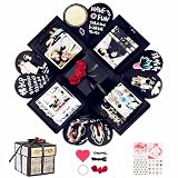 YITHINC Caja de Regalo DIY Álbum de Fotos Hecho a Mano,Creative Explosion Box como Regalo de Cumpleaños y Caja de Sorpresa sobre el Amor Abierto