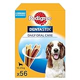 Pedigree Dentastix Snack Dental para la Higiene Oral de Perros Medianos (1 Pack de 56ud)