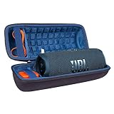 co2CREA Duro Viajar Caja Estuche Funda para JBL Charge 4 / JBL Charge 5 Altavoz inalámbrico portátil con Bluetooth(Caja Solo)(Azul)