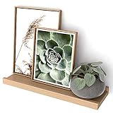 Gadgy Balda Madera Maciza | Estanteria Pared 50 x 15 x 4 cm. | Estanteria Madera Roble | Tablones de Madera | Baldas flotantes | Estante Cuadro | Lejas Pared Habitacion | Estanterias Colgantes