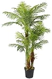 Palmera artificial 180 cm. Deluxe KP 103. Planta artificial con 26 Plumones de Palmera