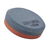 GERIINEER Piedra Afilar Hacha, Piedra Afilar Cuchillos 2-IN-1, Piedra de Afilar para herramientas de jardín Cuchillos de cocina Cinceles Hachas (Grano 180/320)