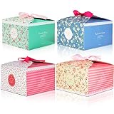 12pcs Cajas de regalo MOOKLIN Caja de dulces Caja de papel de galletas para la boda cumpleaños fiesta de bienvenida