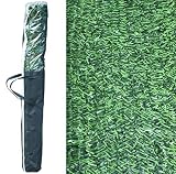 Pal Ferretería Industrial Rollo de seto Artificial ignífugo Verde de ocultación 3x1m (1- Rollo seto)
