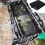LIUU Estanques Prefabricados para Jardin 1x1m / 3x10m / 4x6m,Revestimiento para Estanques 0,3mm,Fácil De Instalar/Cortar,Forros De Estanque para Diversos Entornos Hostiles
