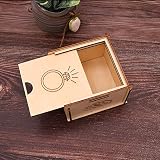 Joyero cajita madera anillos - detalles y regalos para bodas, bautizo y comunión para invitados
