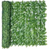Seto Artificial ocultacion jardin seto Setos artificiales Hojas de hiedra falsa Valla Malla Rollo, Valla de Setos y Hojas de Hiedra Artificial, Decoración para Exteriores y Jardines(Color:,Size:1x5m)