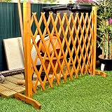 La expansión de la cerca del jardín de la pantalla Trellis Estilo expande a 6'4 ', independiente de madera